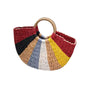 Women New Imitation Straw Handbags Woman Handmade Woven Basket Weave Handbag for Femme Ladies Simple All-Match Handbag
