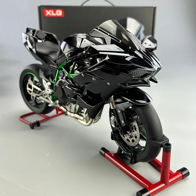 Kawasaki Racing Ninja 500 H2R Simulation Motorcycle with Sound & Light Effects - SCALE 1:6 -