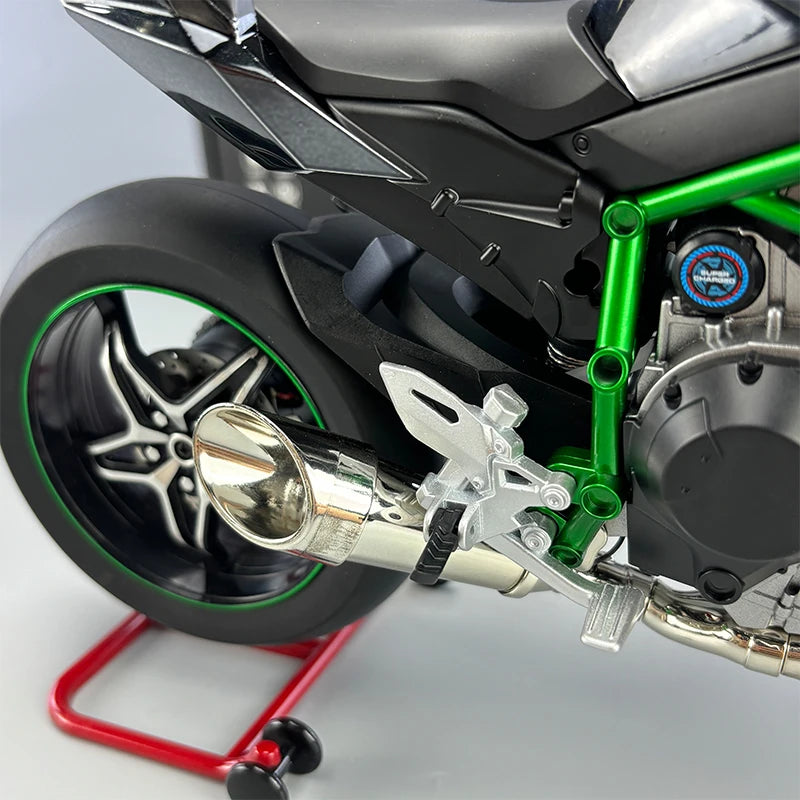 Kawasaki Racing Ninja 500 H2R Simulation Motorcycle with Sound & Light Effects - SCALE 1:6 -