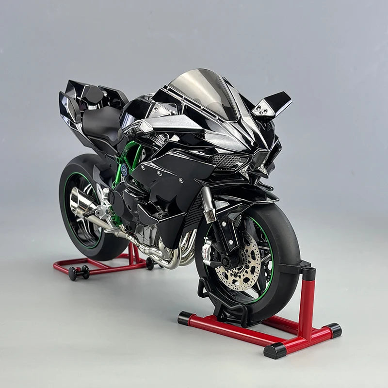 Kawasaki Racing Ninja 500 H2R Simulation Motorcycle with Sound & Light Effects - SCALE 1:6 -