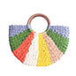 Women New Imitation Straw Handbags Woman Handmade Woven Basket Weave Handbag for Femme Ladies Simple All-Match Handbag